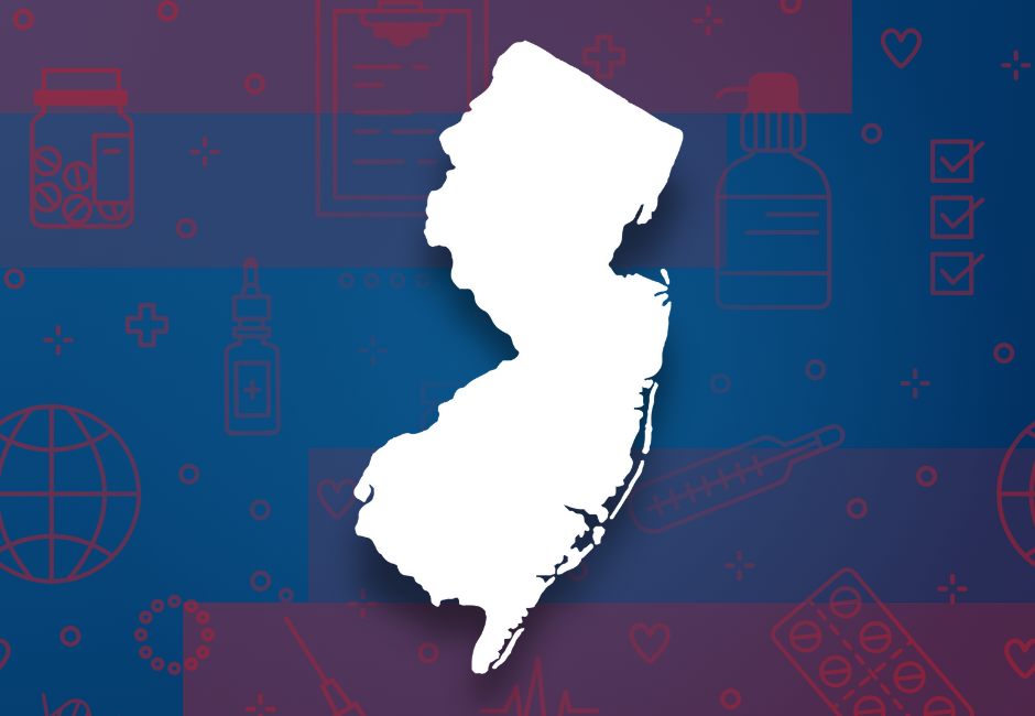 Illustration of New Jersey highlighting medical waste disposal New Jersey services.