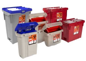 Image of reusable sharps containers